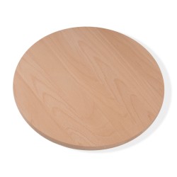 Pizza board breakfast board round diameter 32 cm 1.5 cm thick beech steamed