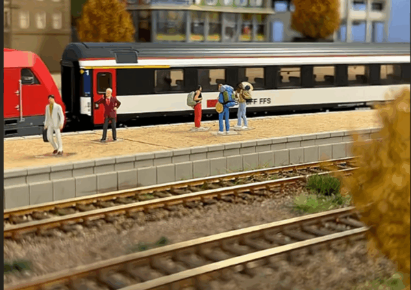 H0 Bahnsteigkante Epoche VI, 30,6 cm lang – Bild 4